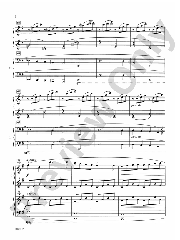Concerto in G Major - 2 Pianos, 4 Hands (Digital Download)