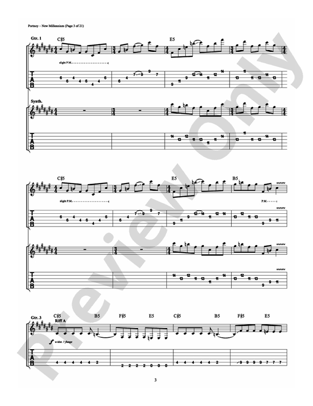 New Millennium - Guitar TAB (Digital Download)