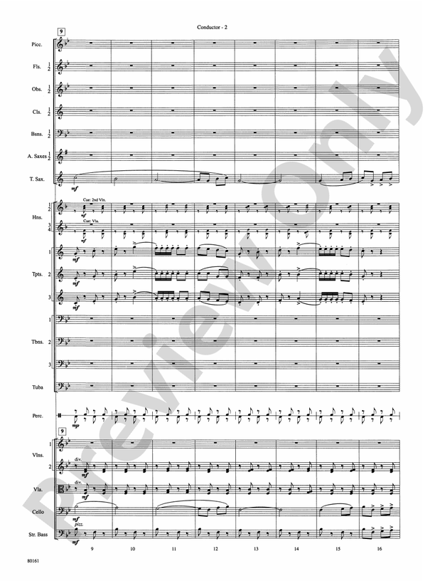 Bugler's Holiday – Full Orchestra Conductor Score & Parts (Digital Download)