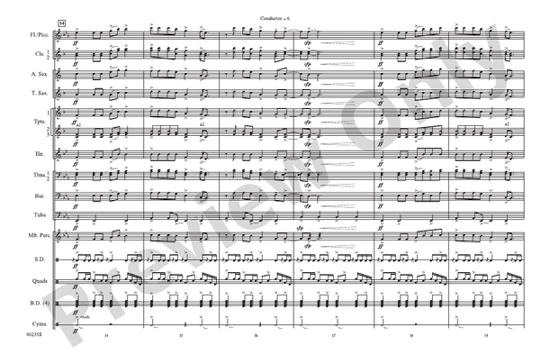 Some Nights – Marching Band Conductor Score & Parts (Digital Download)