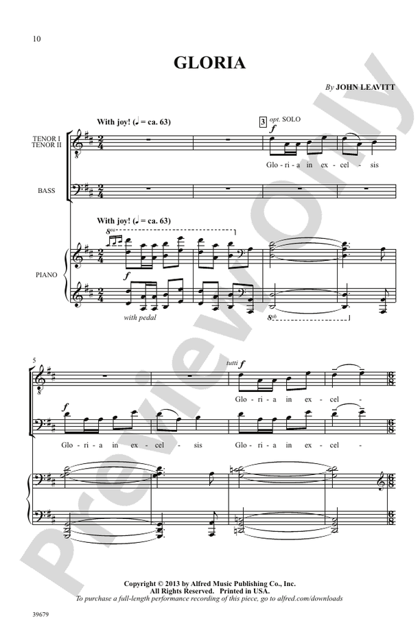 Missa Festiva – TTB Choral Octavo (Digital Download)