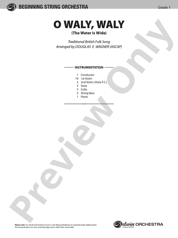 Around the World in One Concert – String Orchestra Conductor Score & Parts (Digital Download)