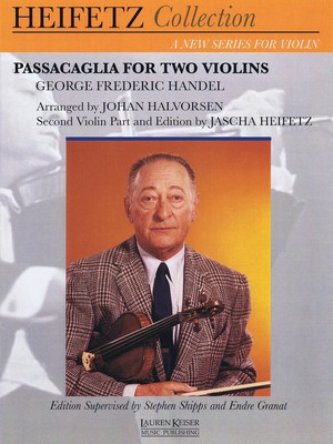 Handel - Passacaglia - for Two Violins - George Frideric Handel - Violin Johan Halvorsen Hal Leonard Violin Duet