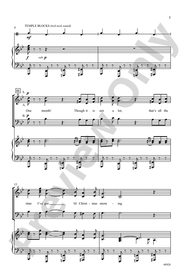 Countdown to Christmas – SAB Choral Octavo (Digital Download)