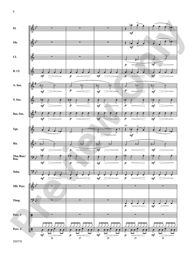 Spy Games - Concert Band Conductor Score & Parts (Digital Download)