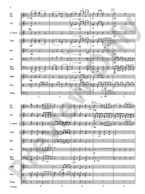 Romance, Op. 40 - Concert Band Conductor Score & Parts (Digital Download)