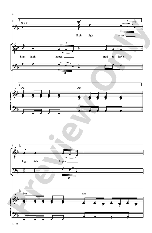 High Hopes – TB Choral Octavo (Digital Download)