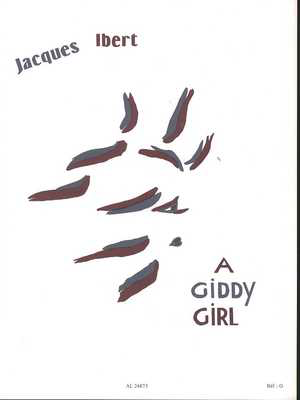 A Giddy Girl - Jacques Ibert - Piano Alphonse Leduc