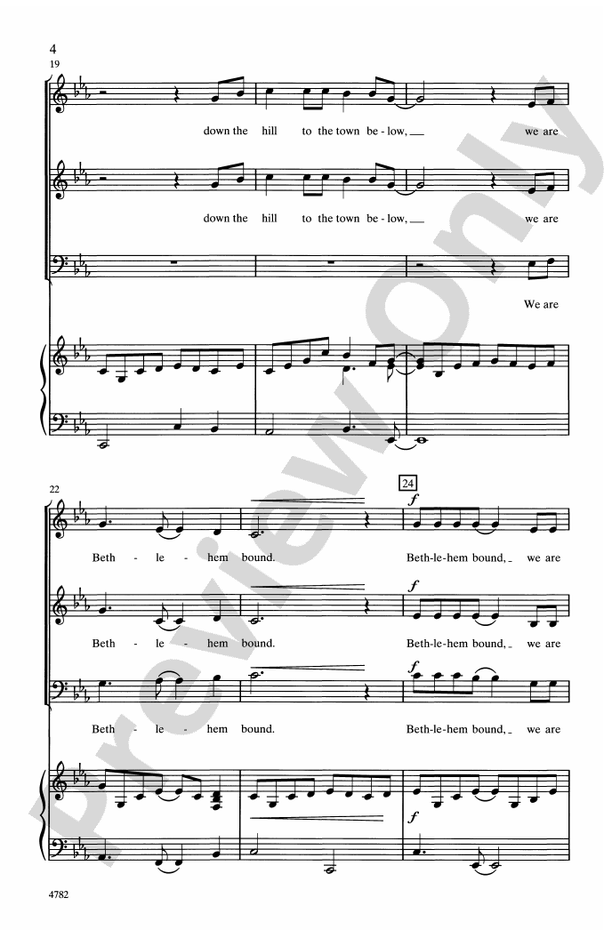 Bethlehem Bound – 3-Part Mixed Choral Octavo (Digital Download)