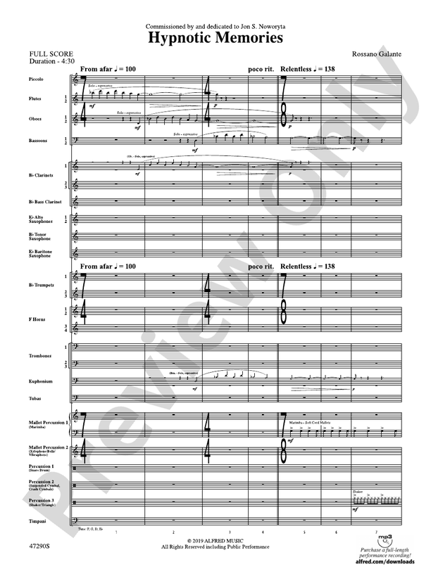 I Dreamt I Dwelt in Marble Halls - Concert Band Conductor Score & Parts (Digital Download)