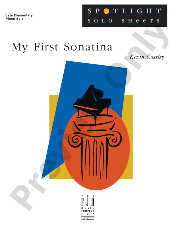 My First Sonatina - Piano (Digital Download)