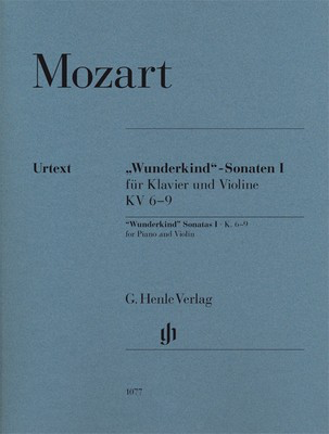Wunderkind Sonatas Violin Vol 1 K 6-9 Vln/Pno