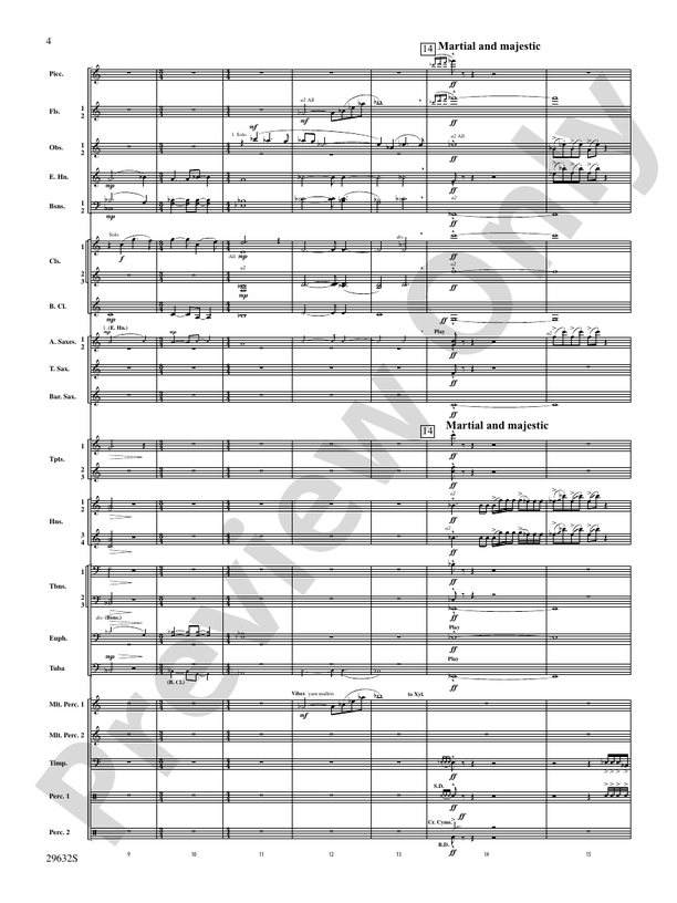 Silverado - Concert Band Conductor Score & Parts (Digital Download)