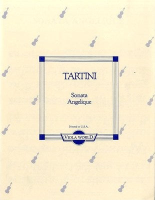 Tartini - Sonata Angelique - Viola/Piano Accompaniment arranged by Arnold Viola World VWP000040