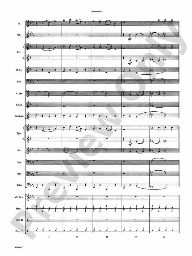 Sleigh Ride (Grade 2 Arr. Michael Story) - Concert Band Conductor Score & Parts (Digital Download)