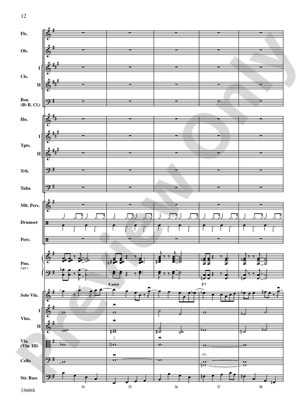 The Pink Panther (Grade 3) - Full Orchestra Conductor Score & Parts (Digital Download)