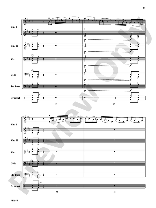 Rockin' 67 Blues - String Orchestra Conductor Score & Parts (Digital Download)