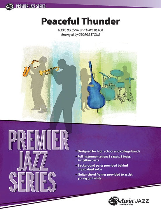 Peaceful Thunder - Jazz Ensemble Conductor Score & Parts(Digital Download)