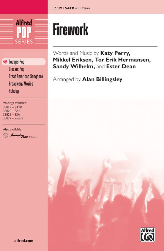 Firework – SATB Choral Octavo (Digital Download)
