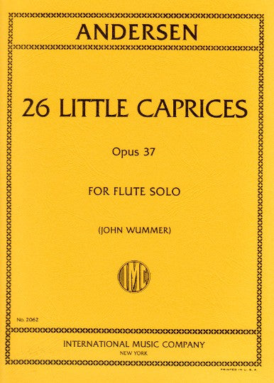 Andersen - 26 Little Caprices Op37 - Flute Solo IMC IMC2062