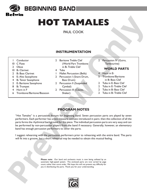 How Long - Concert Band Conductor Score & Parts (Digital Download)