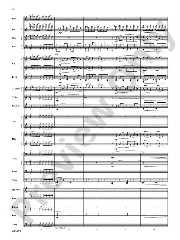 The River Seneca - Concert Band Conductor Score & Parts (Digital Download)