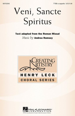 Veni Sancte Spiritus - Andrea Ramsey - TTBB Hal Leonard Choral Score Octavo