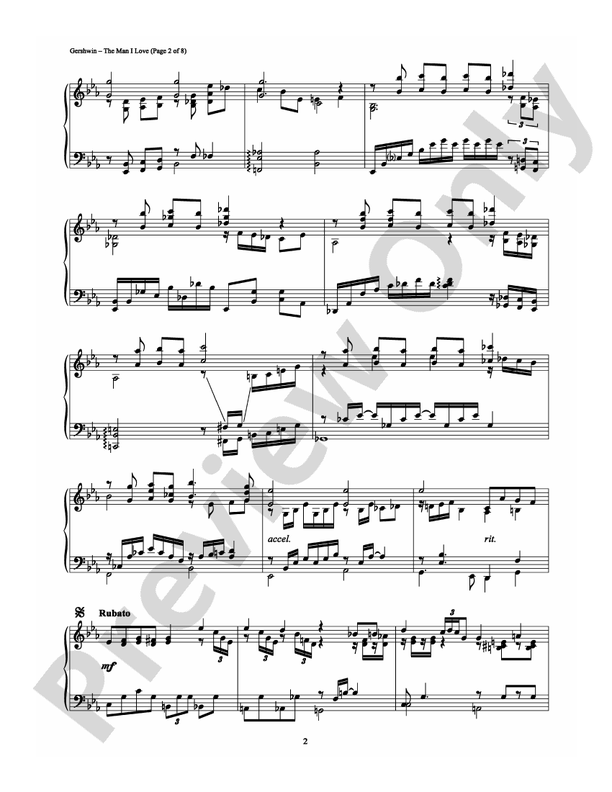 The Man I Love - DSM-PS-0002192 - Piano (Digital Download)