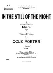 In The Still Of The Night - Vocal/Piano (Digital Download)