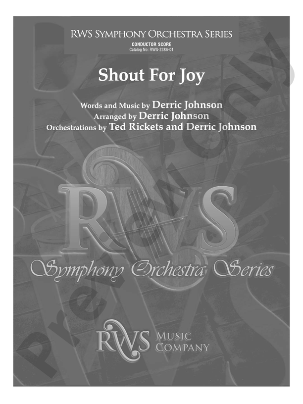 Shout for Joy - Full Orchestra Conductor Score & Parts (Digital Download)
