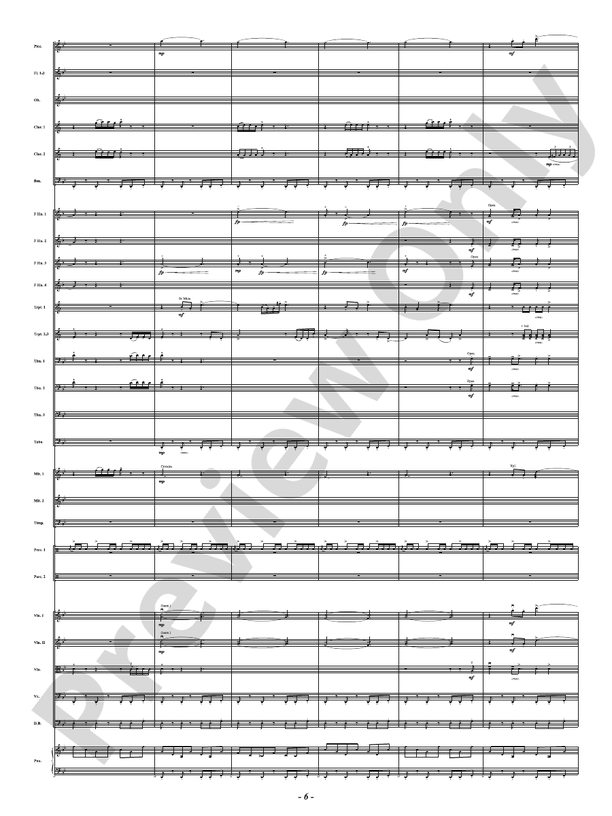 Rise City Silent, Sing! - Full Orchestra Conductor Score & Parts (Digital Download)