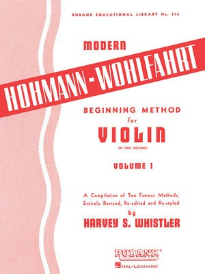 Modern Hohmann-Wohlfahrt Beginning Method for Violin - Volume 1 - Violin Rubank Publications