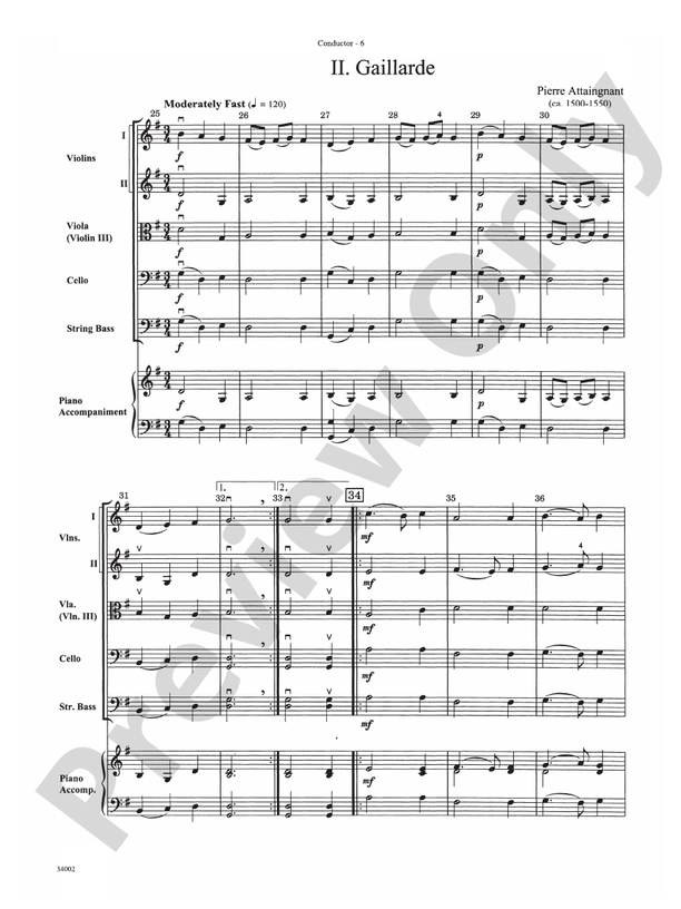 Classics for Contest (Grade 2) – String Orchestra Conductor Score & Parts (Digital Download)