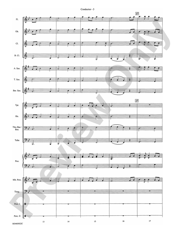Belwin Beginning Band Kit #1 - Concert Band Conductor Score & Parts (Digital Download)