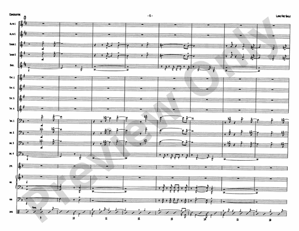 Love for Sale - Jazz Ensemble Conductor Score & Parts (Digital Download)