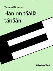 Hän on täällä tänään - Melody/Lyrics/Chords (Digital Download)