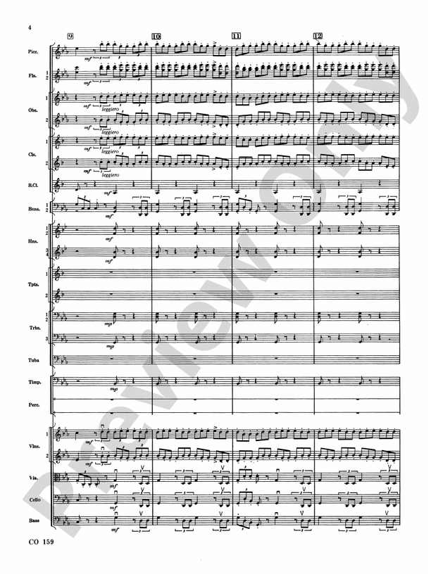 Ballet Music from Aïda – Full Orchestra Conductor Score & Parts (Digital Download)