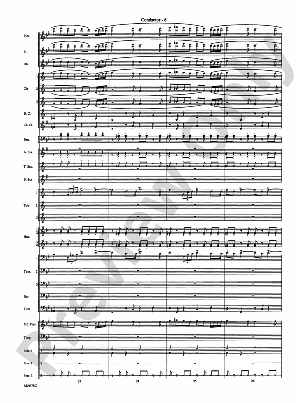 Through the Vulcan's Eye - Concert Band Conductor Score & Parts (Digital Download)