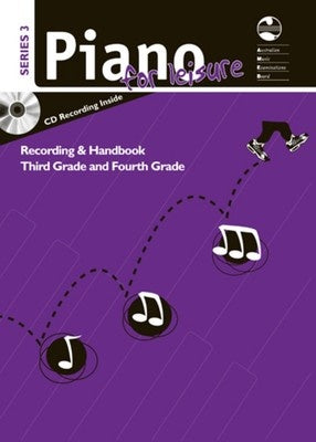 AMEB Piano for Leisure Series 3 Grades 3-4 - Piano CD Recording & Handbook AMEB 1203094439