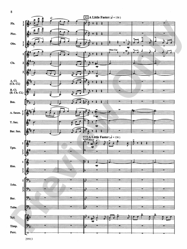 Two Songs Without Words - Concert Band Conductor Score & Parts (Digital Download)