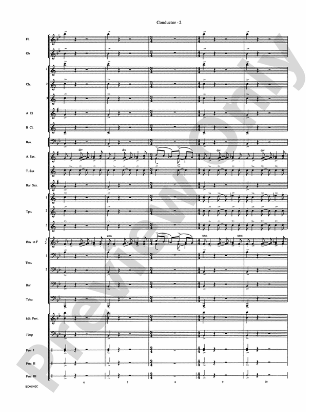 Into the Storm - Concert Band Conductor Score & Parts (Digital Download)