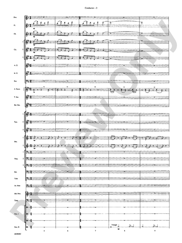 Shivaree - Concert Band Conductor Score & Parts (Digital Download)