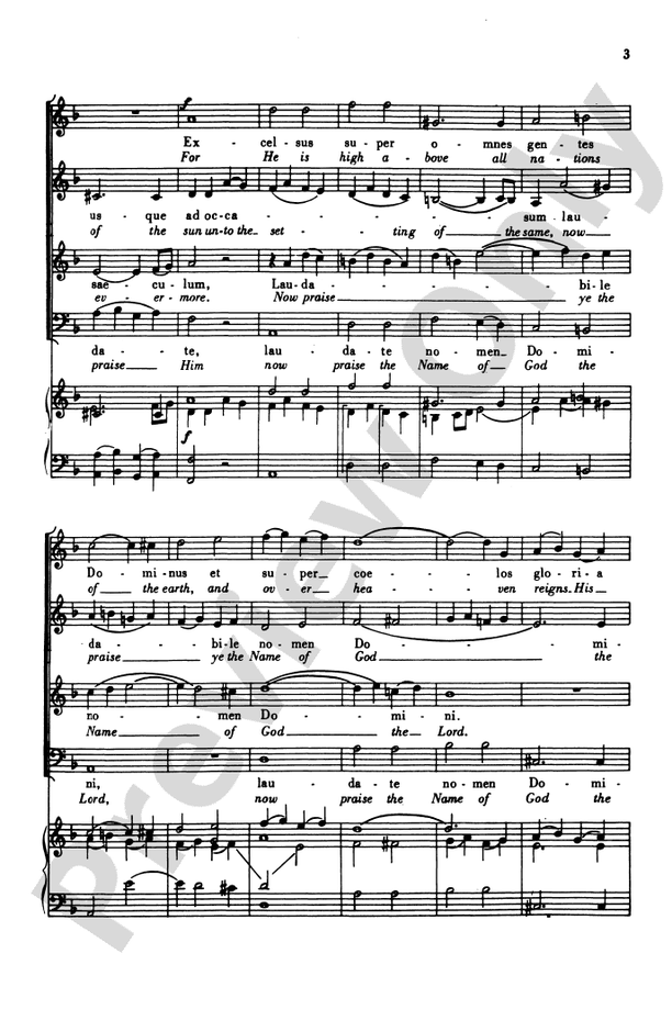 Laudate Pueri – SATB Choral Octavo (Digital Download)