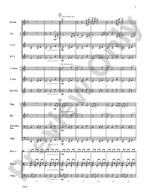 Mysteries of the Kalahari - Concert Band Conductor Score & Parts (Digital Download)