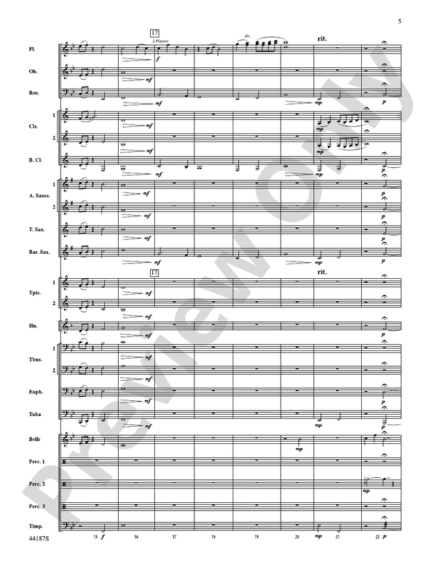 Zeeland - Concert Band Conductor Score & Parts (Digital Download)