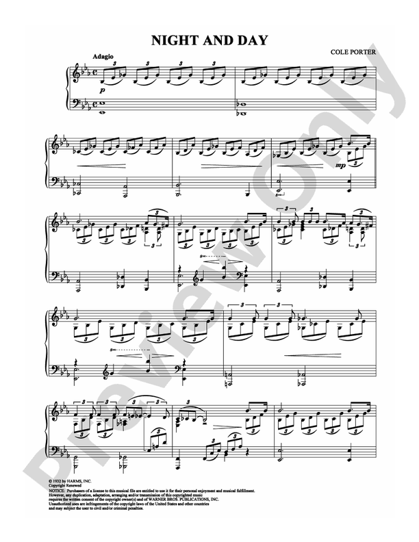 Night and Day - DSM-PS-0001977 - Piano (Digital Download)