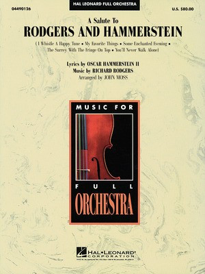 A Salute to Rodgers and Hammerstein - Oscar Hammerstein II|Richard Rodgers - John Moss Hal Leonard Score/Parts
