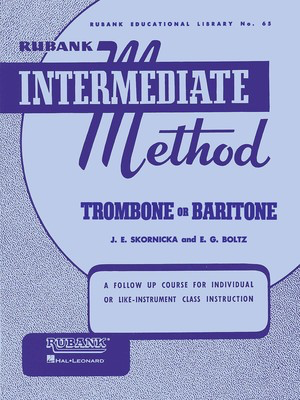 Rubank Intermediate Method - Trombone or Baritone Rubank 4470190