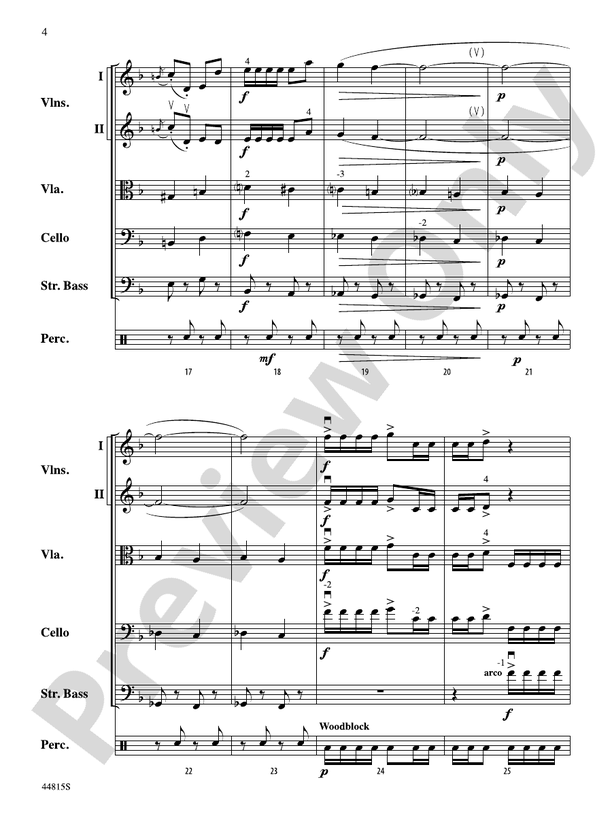 An American in Paris, Highlights from - String Orchestra Conductor Score & Parts (Digital Download)