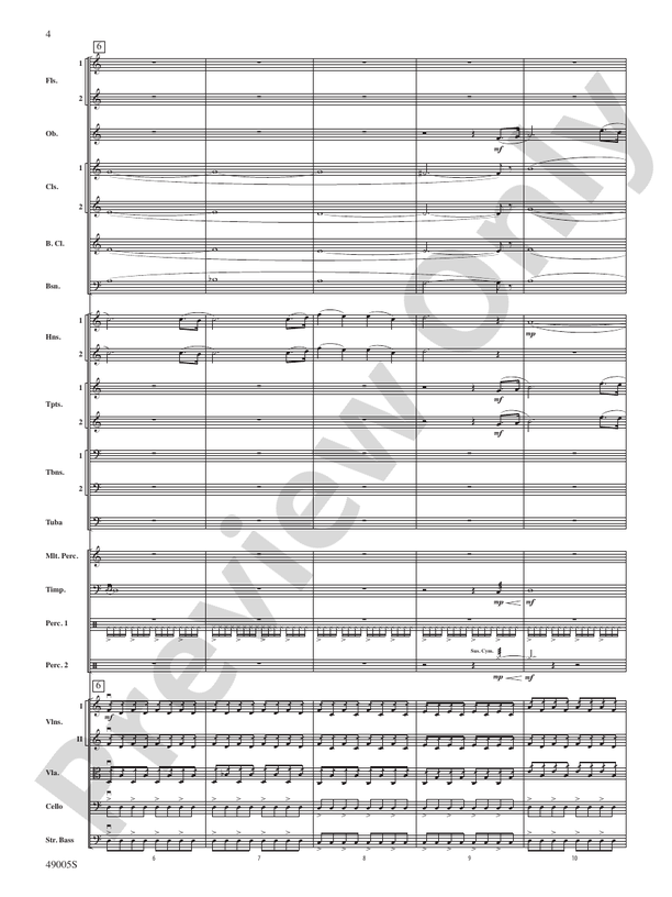 Genesis – Full Orchestra Conductor Score & Parts (Digital Download)